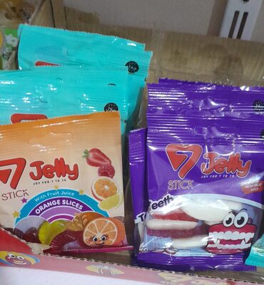 7 jelly dişli jelibon