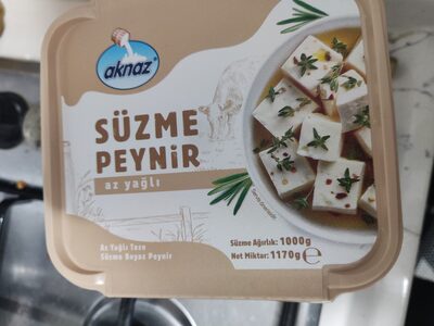 Aknaz az yağlı süzme peynir