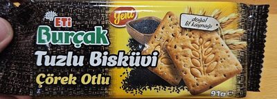Çörek Otlu Tuzlu Bisküvi